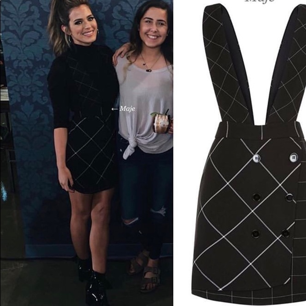 Maje Check Dress